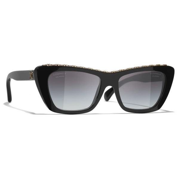 Chanel - Butterfly Sunglasses - Black - Chanel Eyewear