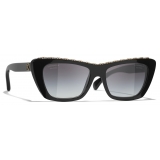 Chanel - Occhiali da Sole a Farfalla - Nero - Chanel Eyewear