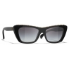 Chanel - Butterfly Sunglasses - Black - Chanel Eyewear