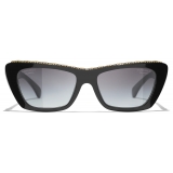 Chanel - Occhiali da Sole a Farfalla - Nero - Chanel Eyewear