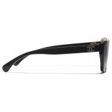 Chanel - Occhiali da Sole a Farfalla - Nero - Chanel Eyewear