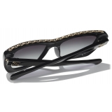 Chanel - Occhiali da Sole a Farfalla - Nero - Chanel Eyewear