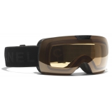 Chanel - Occhiali da Sole a Maschera - Nero Arancione - Chanel Eyewear