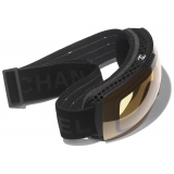 Chanel - Occhiali da Sole a Maschera - Nero Arancione - Chanel Eyewear