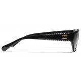 Chanel - Occhiali da Sole Cat-Eye - Nero Grigio - Chanel Eyewear