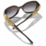 Chanel - Occhiali da Sole a Farfalla - Talpa Scuro - Chanel Eyewear