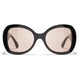Chanel - Occhiali da Sole a Farfalla - Nero - Chanel Eyewear