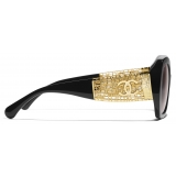 Chanel - Occhiali da Sole a Farfalla - Nero - Chanel Eyewear