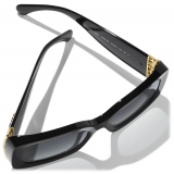 Chanel - Occhiali da Sole Rettangolare - Nero - Chanel Eyewear
