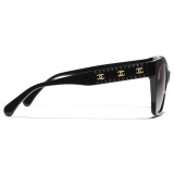Chanel - Occhiali da Sole Cat-Eye - Nero Rosa - Chanel Eyewear