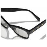Chanel - Occhiali da Sole Cat-Eye - Nero Grigio - Chanel Eyewear