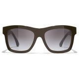 Chanel - Square Sunglasses - Dark Taupe - Chanel Eyewear
