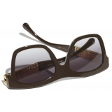 Chanel - Square Sunglasses - Dark Taupe - Chanel Eyewear