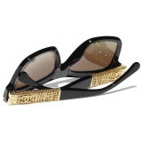 Chanel - Occhiali da Sole Quadrati - Nero - Chanel Eyewear