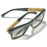 Chanel - Occhiali da Sole Quadrati - Kaki Verde - Chanel Eyewear