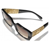 Chanel - Occhiali da Sole Quadrati - Nero - Chanel Eyewear