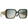 Chanel - Square Sunglasses - Khaki Green - Chanel Eyewear