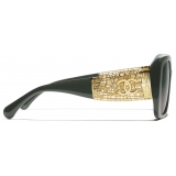 Chanel - Square Sunglasses - Khaki Green - Chanel Eyewear