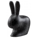 Qeeboo - Rabbit Chair Dots - Nero/Bianco - Sedia Qeeboo by Stefano Giovannoni - Arredo - Casa