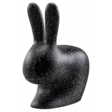 Qeeboo - Rabbit Chair Dots - Black/White - Qeeboo Chair by Stefano Giovannoni - Furnishing - Home