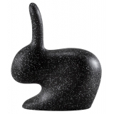Qeeboo - Rabbit Chair Dots - Black/White - Qeeboo Chair by Stefano Giovannoni - Furnishing - Home