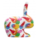 Qeeboo - Rabbit XS Edition Campari White - Qeeboo by Stefano Giovannoni - Furnishing - Home