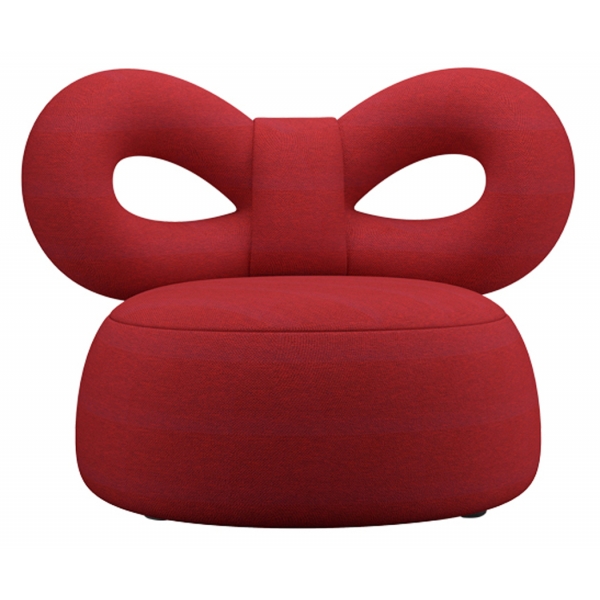 Qeeboo - Ribbon Armchair Fabric A - Red - Qeeboo Chair by Nika Zupanc - Furnishing - Home
