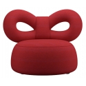 Qeeboo - Ribbon Armchair Fabric A - Red - Qeeboo Chair by Nika Zupanc - Furnishing - Home