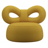 Qeeboo - Ribbon Armchair Fabric B - Ochre - Qeeboo Chair by Nika Zupanc - Furnishing - Home