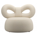 Qeeboo - Ribbon Armchair Fabric B - Cream - Qeeboo Chair by Nika Zupanc - Furnishing - Home