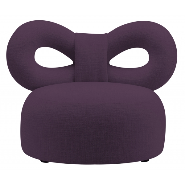 Qeeboo - Ribbon Armchair Fabric C - Blueberry - Qeeboo Chair by Nika Zupanc - Furnishing - Home