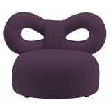 Qeeboo - Ribbon Armchair Fabric C - Blueberry - Sedia Qeeboo by Nika Zupanc - Arredo - Casa