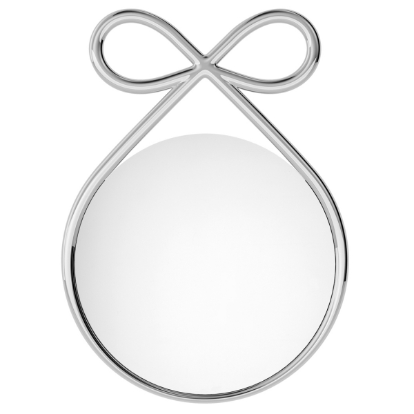 Qeeboo - Ribbon Mirror Metal Finish - Argento - Specchio Qeeboo by Nika Zupanc - Arredo - Casa
