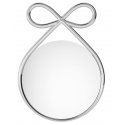 Qeeboo - Ribbon Mirror Metal Finish - Argento - Specchio Qeeboo by Nika Zupanc - Arredo - Casa