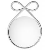 Qeeboo - Ribbon Mirror Metal Finish - Argento - Specchio Qeeboo by Nika Zupanc - Arredo - Casa
