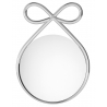Qeeboo - Ribbon Mirror Metal Finish - Silver - Qeeboo Mirror by Nika Zupanc - Furnishing - Home