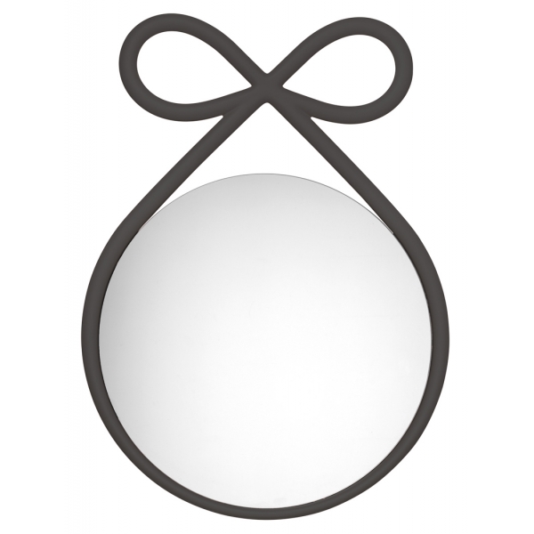 Qeeboo - Ribbon Mirror - Nero - Specchio Qeeboo by Nika Zupanc - Arredo - Casa