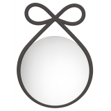 Qeeboo - Ribbon Mirror - Nero - Specchio Qeeboo by Nika Zupanc - Arredo - Casa