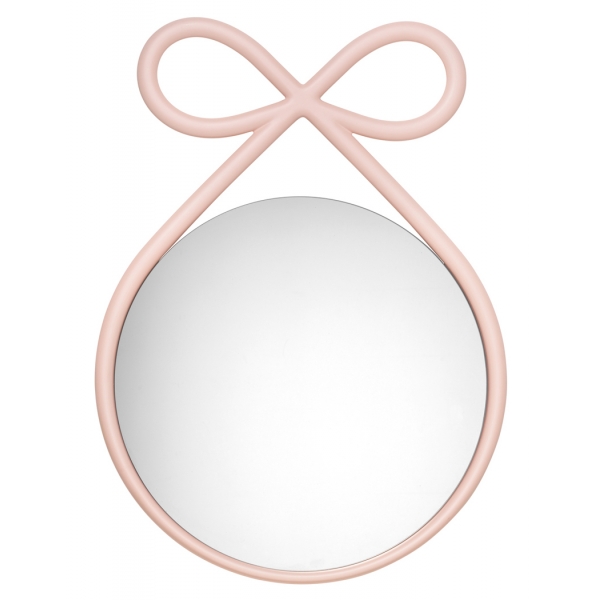 Qeeboo - Ribbon Mirror - Rosa - Specchio Qeeboo by Nika Zupanc - Arredo - Casa