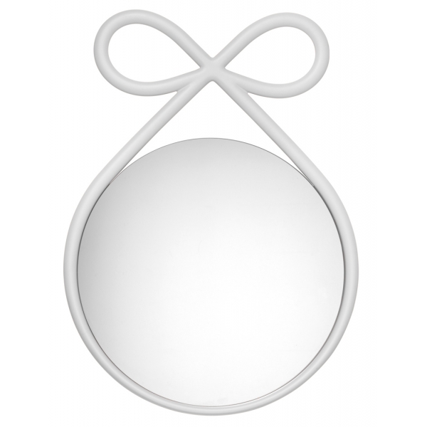 Qeeboo - Ribbon Mirror - Bianco - Specchio Qeeboo by Nika Zupanc - Arredo - Casa