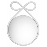 Qeeboo - Ribbon Mirror - Bianco - Specchio Qeeboo by Nika Zupanc - Arredo - Casa