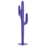 Qeeboo - Saguaro Coat Rack Outdoor - Blue Violet - Qeeboo Coat Rack by Stefano Giovannoni - Lighting - Home
