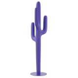 Qeeboo - Saguaro Coat Rack Outdoor - Blue Violet - Qeeboo Coat Rack by Stefano Giovannoni - Lighting - Home