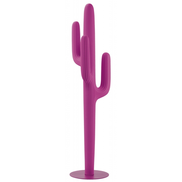 Qeeboo - Saguaro Coat Rack Outdoor - Fuxia - Qeeboo Coat Rack by Stefano Giovannoni - Lighting - Home