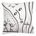Qeeboo - Silent Shadows Cushion - Cuscino Qeeboo by Shantell Martin - Arredo - Casa