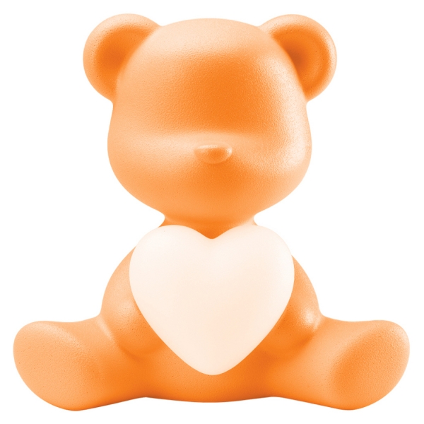 Qeeboo - Teddy Love XS - Dark Orange - Qeeboo Lamp by Stefano Giovannoni - Lighting - Home
