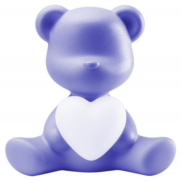 Qeeboo - Teddy Love XS - Blue Violet - Qeeboo Lamp by Stefano Giovannoni - Lighting - Home