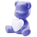 Qeeboo - Teddy Love XS - Blue Violet - Qeeboo Lamp by Stefano Giovannoni - Lighting - Home