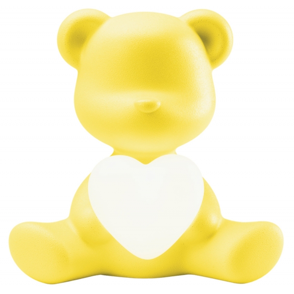 Qeeboo - Teddy Love XS - Yellow - Qeeboo Lamp by Stefano Giovannoni - Lighting - Home