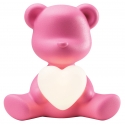 Qeeboo - Teddy Love XS - Bright Pink - Qeeboo Lamp by Stefano Giovannoni - Lighting - Home